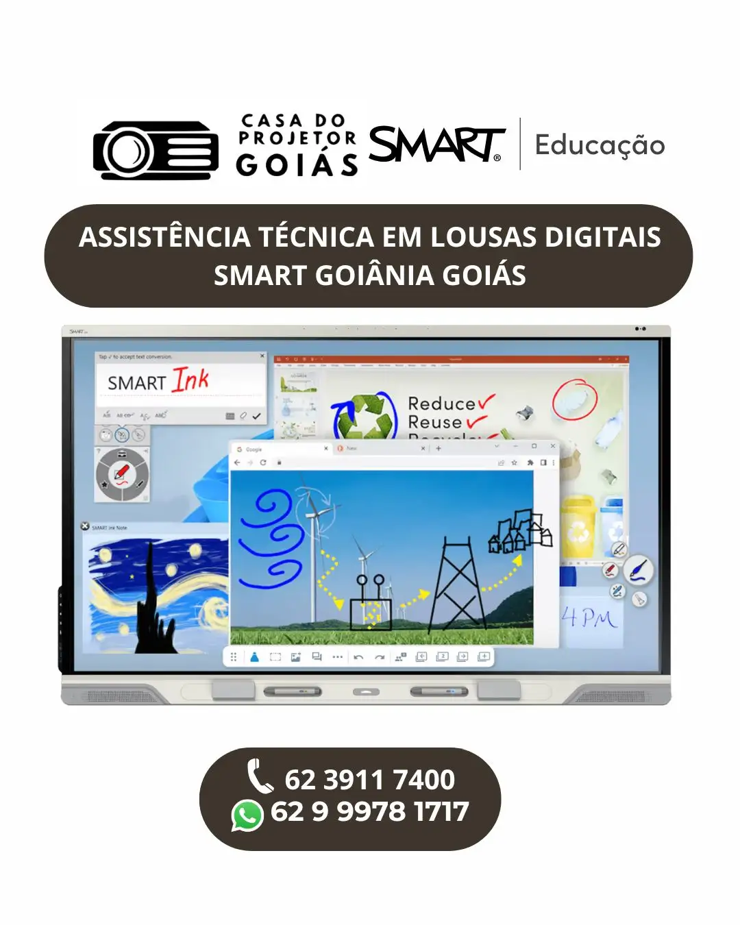 ASSISTÊNCIA TÉCNICA EM LOUSAS DIGITAIS SMART GOIÂNIA GOIÁS