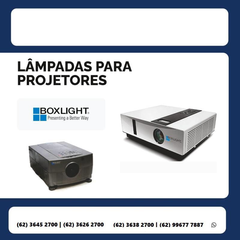 Lampada Boxlight - ASSISTÊNCIA TÉCNICA PROJETOR GOIAS